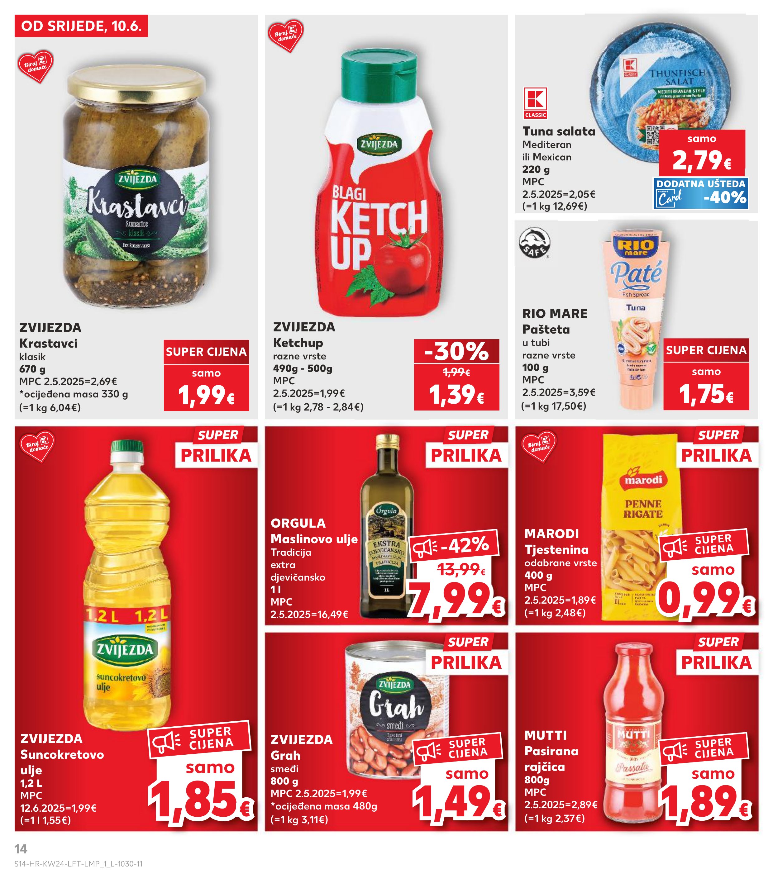 Kaufland katalog — stranica 14 (vrijedi 10. 06. 2026.–16. 06. 2026.)