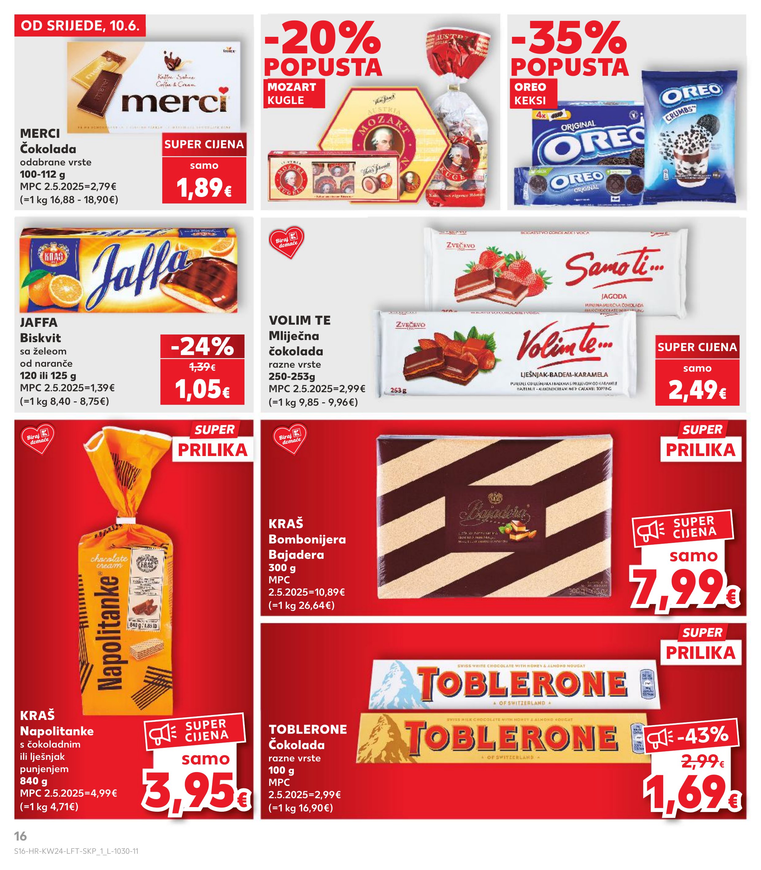 Kaufland katalog — stranica 16 (vrijedi 10. 06. 2026.–16. 06. 2026.)