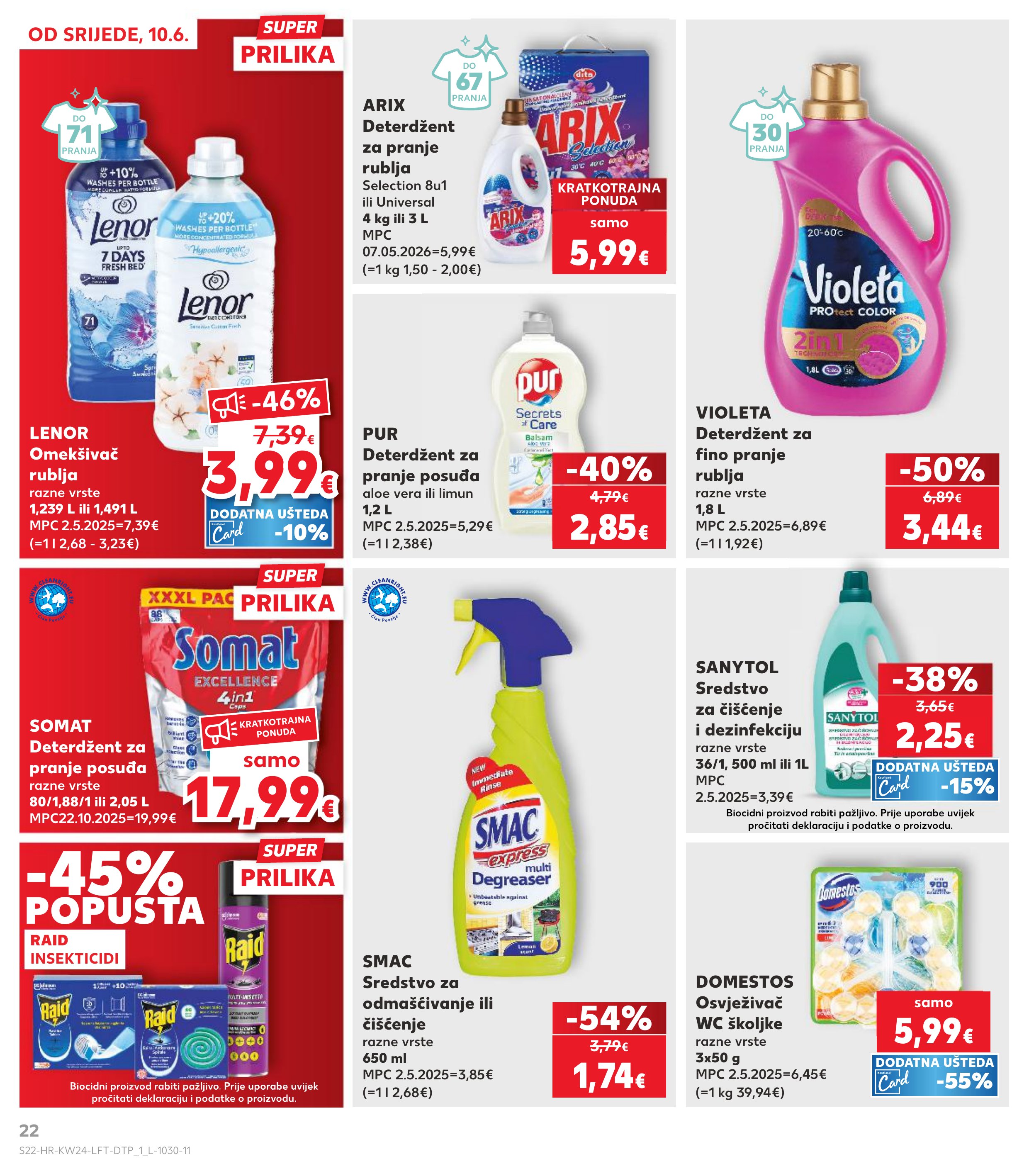 Kaufland katalog — stranica 22 (vrijedi 10. 06. 2026.–16. 06. 2026.)