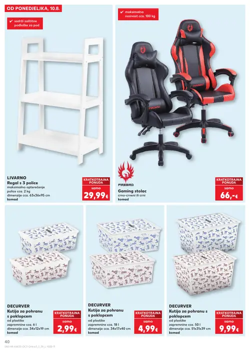 Kaufland katalog — stranica 40 (vrijedi 10. 08. 2026.–31. 08. 2026.)