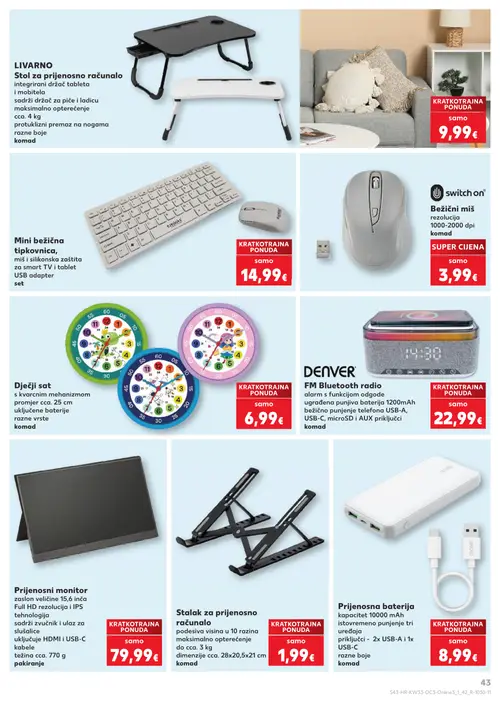 Kaufland katalog — stranica 43 (vrijedi 10. 08. 2026.–31. 08. 2026.)
