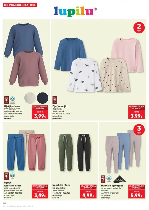 Kaufland katalog — stranica 44 (vrijedi 10. 08. 2026.–31. 08. 2026.)