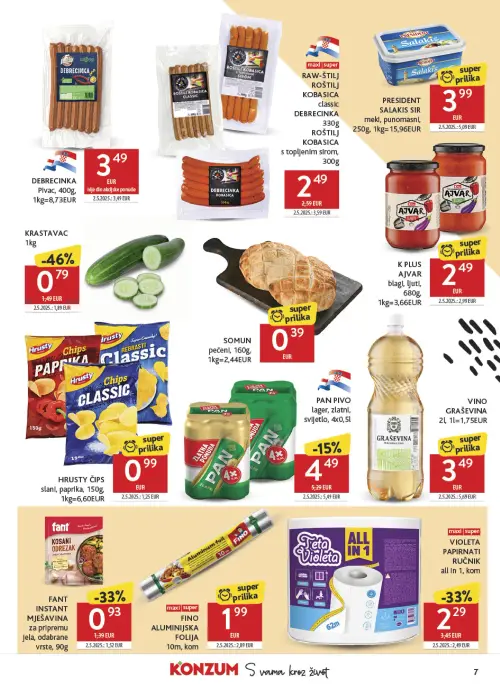Konzum katalog — stranica 7 (vrijedi 24. 06. 2026.–30. 06. 2026.)