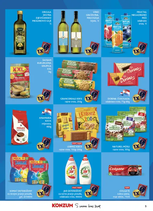 Konzum katalog — stranica 5 (vrijedi 08. 07. 2026.–14. 07. 2026.)