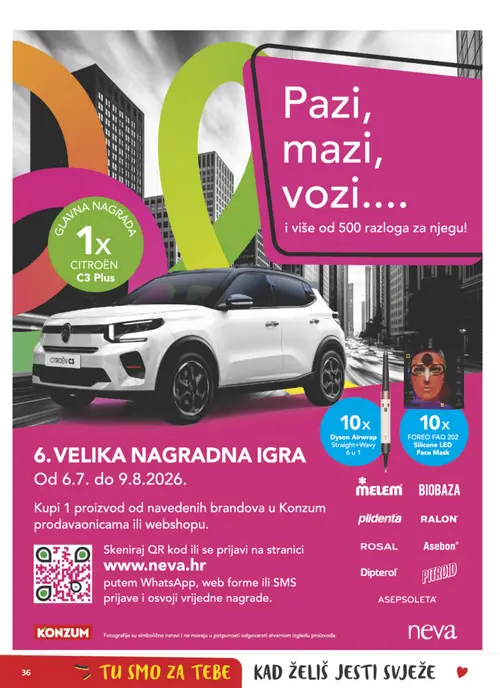 Konzum katalog — stranica 36 (vrijedi 15. 07. 2026.–21. 07. 2026.)
