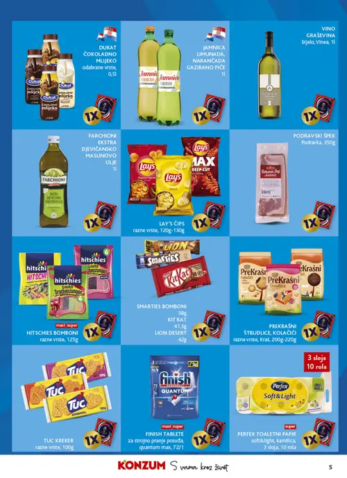 Konzum katalog — stranica 5 (vrijedi 15. 07. 2026.–21. 07. 2026.)