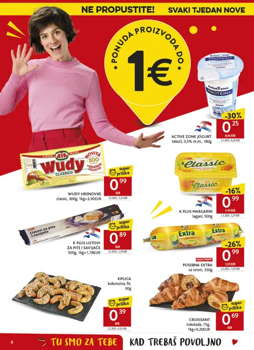 Konzum katalog — stranica 6: POSEBNA EXTRA sa sirom (vrijedi 02. 09. 2026.–08. 09. 2026.)