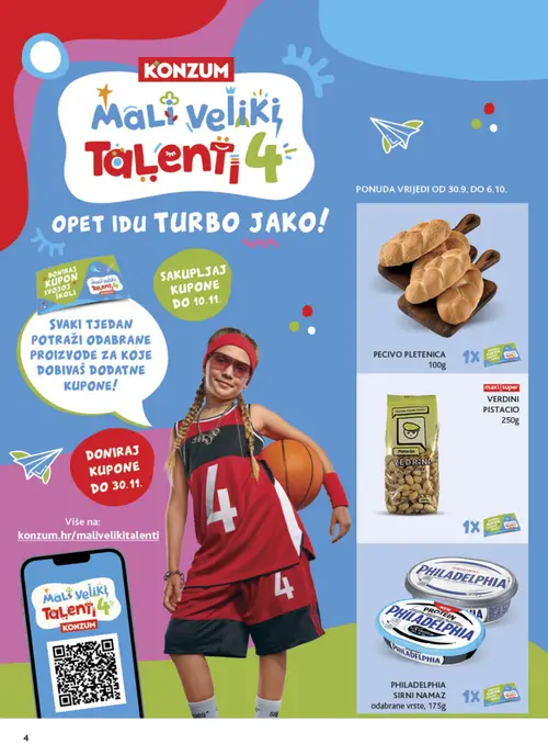 Konzum katalog — stranica 4 (vrijedi 30. 09. 2026.–06. 10. 2026.)