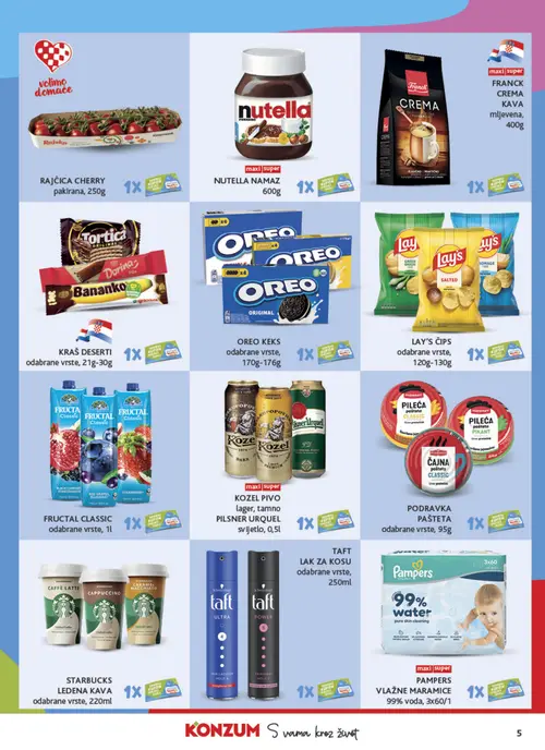 Konzum katalog — stranica 5 (vrijedi 30. 09. 2026.–06. 10. 2026.)