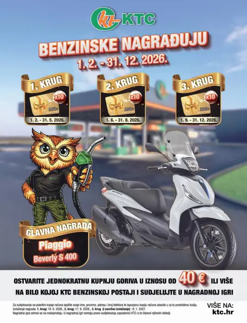 KTC katalog — stranica 13: 1. KRUG, 2. KRUG, 3. KRUG, Piaggio Beverly S 400 (vrijedi 29. 07. 2026.–11. 08. 2026.)