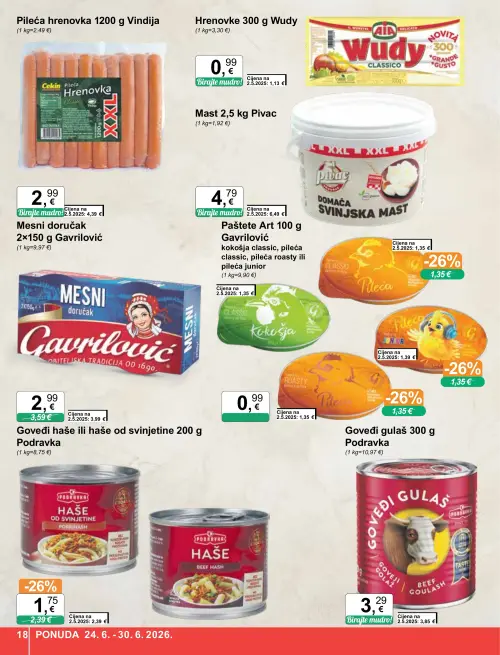 KTC katalog — stranica 18 (vrijedi 24. 06. 2026.–30. 06. 2026.)