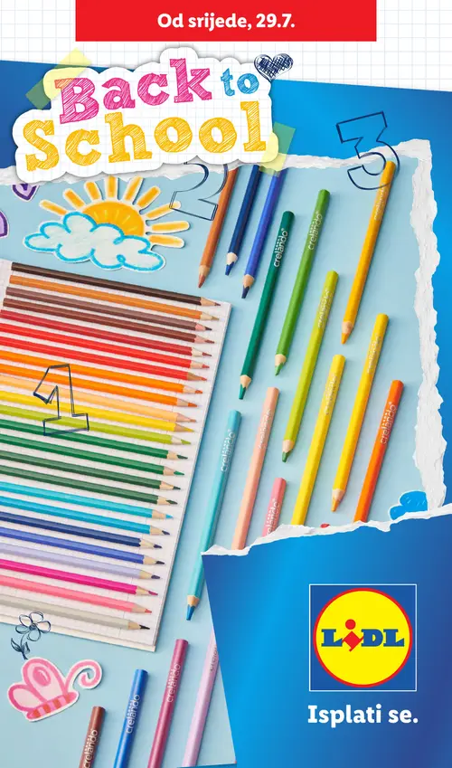 Lidl katalog — stranica 1 (vrijedi 29. 07. 2026.–01. 09. 2026.)