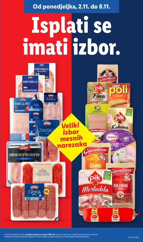 Lidl katalog — stranica 11 (vrijedi 02.11.–08.11.2026.)