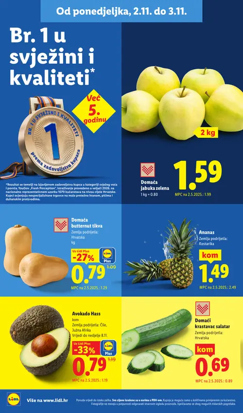 Lidl katalog — stranica 4 (vrijedi 02.11.–08.11.2026.)