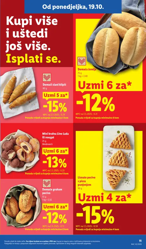 Lidl katalog — stranica 11 (vrijedi 19.10.–25.10.2026.)