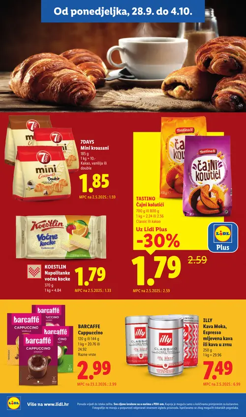 Lidl katalog — stranica 12: TASTINO Čajni kolutići (vrijedi 28. 09. 2026.–04. 10. 2026.)