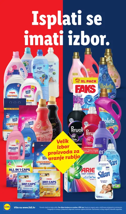Lidl katalog — stranica 16: Ariel, Silan Sensitive & Baby, Violeta, Violeta (vrijedi 28. 09. 2026.–04. 10. 2026.)