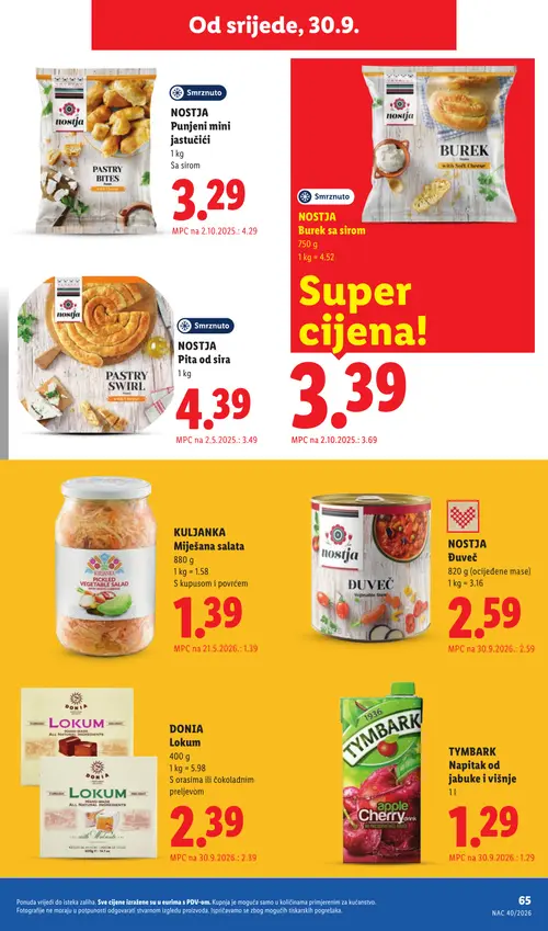 Lidl katalog — stranica 65 (vrijedi 28. 09. 2026.–04. 10. 2026.)
