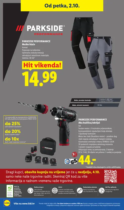 Lidl katalog — stranica 72 (vrijedi 28. 09. 2026.–04. 10. 2026.)
