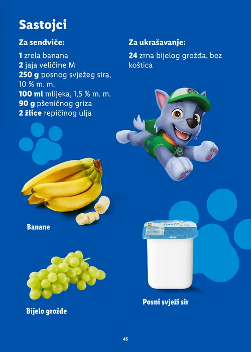 Lidl katalog — stranica 45: Pilos Pilos Quark 0,2% m. m. (vrijedi 20. 07. 2026.–30. 08. 2026.)