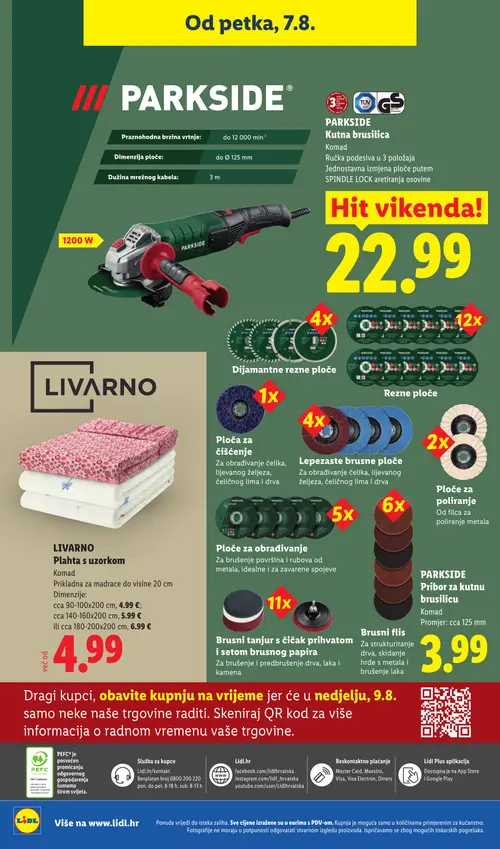 Lidl katalog — stranica 72 (vrijedi 03. 08. 2026.–09. 08. 2026.)