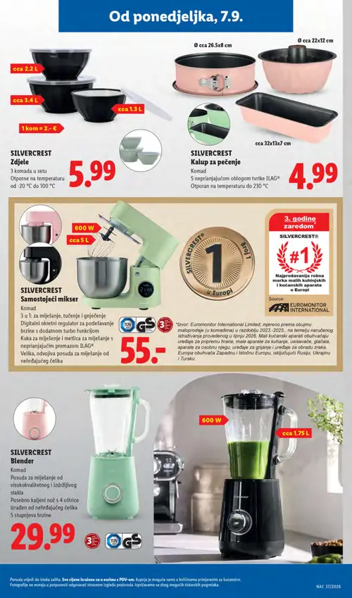 Lidl katalog — stranica 33 (vrijedi 07. 09. 2026.–13. 09. 2026.)