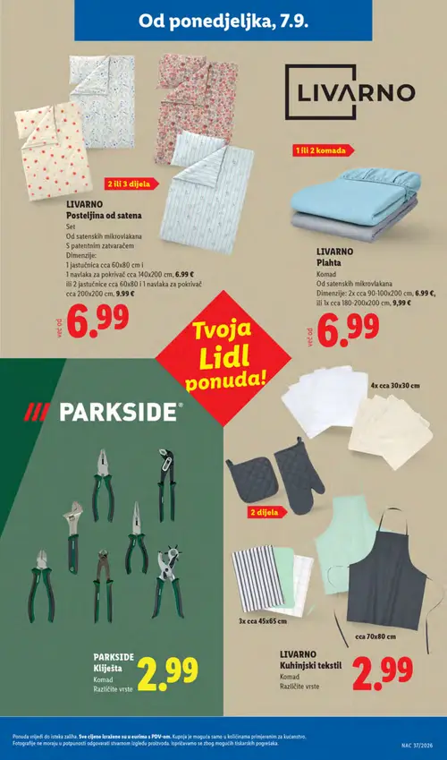 Lidl katalog — stranica 35 (vrijedi 07. 09. 2026.–13. 09. 2026.)
