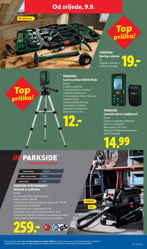 Lidl katalog — stranica 45 (vrijedi 07. 09. 2026.–13. 09. 2026.)
