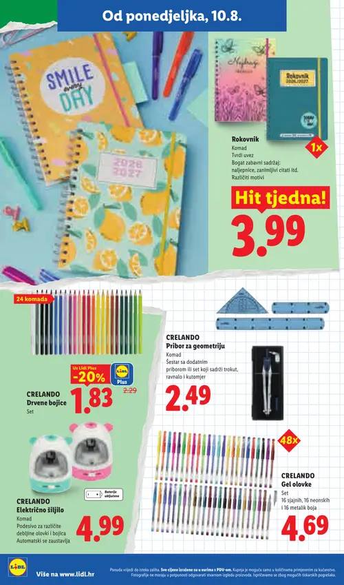 Lidl katalog — stranica 30: CRELANDO Drvene bojice Set (vrijedi 10. 08. 2026.–16. 08. 2026.)