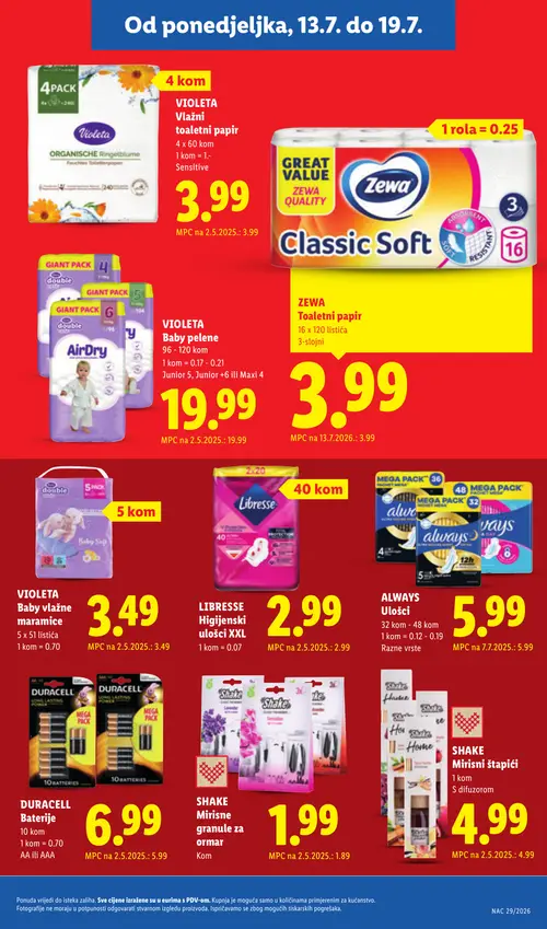 Lidl katalog — stranica 21 (vrijedi 13. 07. 2026.–19. 07. 2026.)