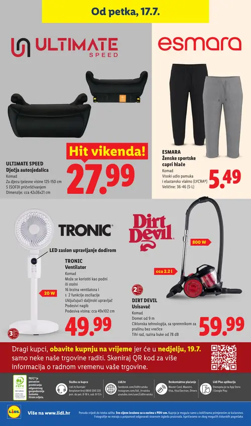 Lidl katalog — stranica 72 (vrijedi 13. 07. 2026.–19. 07. 2026.)