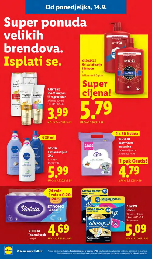 Lidl katalog — stranica 22 (vrijedi 14. 09. 2026.–20. 09. 2026.)