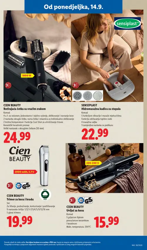 Lidl katalog — stranica 31 (vrijedi 14. 09. 2026.–20. 09. 2026.)