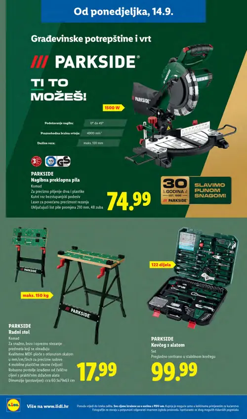 Lidl katalog — stranica 36 (vrijedi 14. 09. 2026.–20. 09. 2026.)