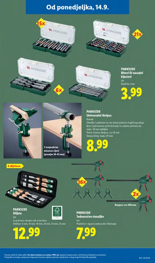 Lidl katalog — stranica 37 (vrijedi 14. 09. 2026.–20. 09. 2026.)