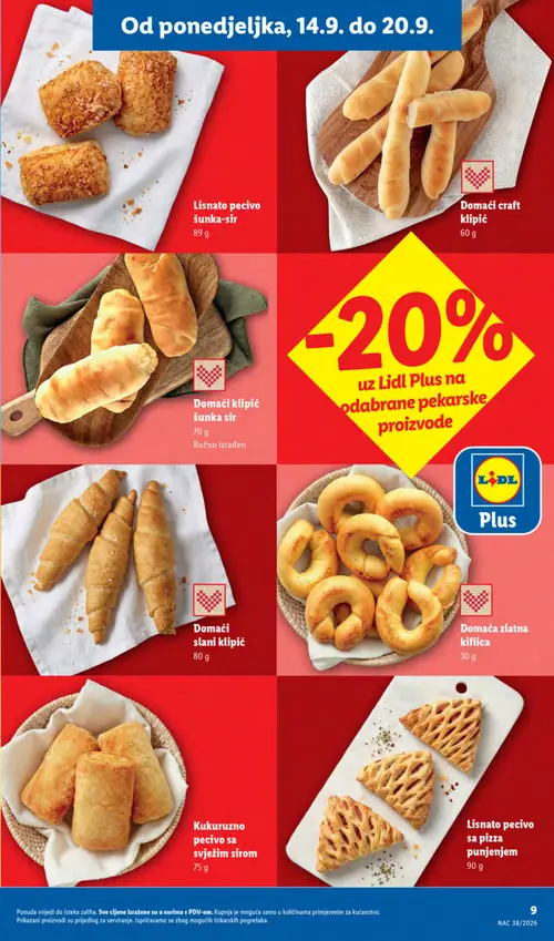 Lidl katalog — stranica 9 (vrijedi 14. 09. 2026.–20. 09. 2026.)