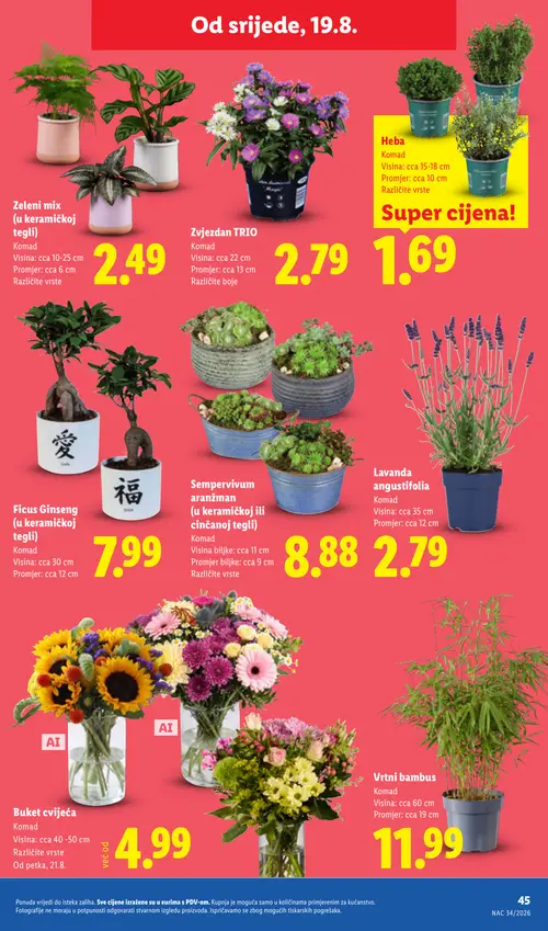 Lidl katalog — stranica 45 (vrijedi 17. 08. 2026.–23. 08. 2026.)