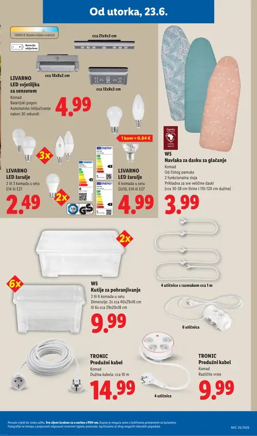 Lidl katalog — stranica 29: TRONIC TRONIC Produžni kabel (vrijedi 23. 06. 2026.–28. 06. 2026.)