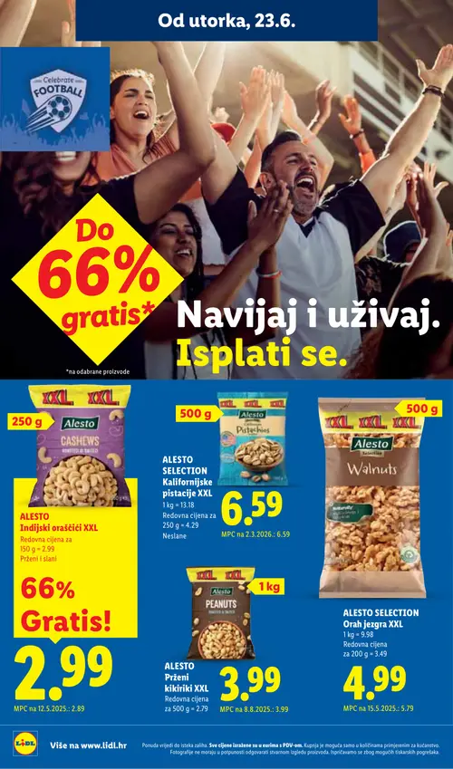 Lidl katalog — stranica 6: ALESTO SELECTION ALESTO SELECTION Orah jezgra XXL (vrijedi 23. 06. 2026.–28. 06. 2026.)