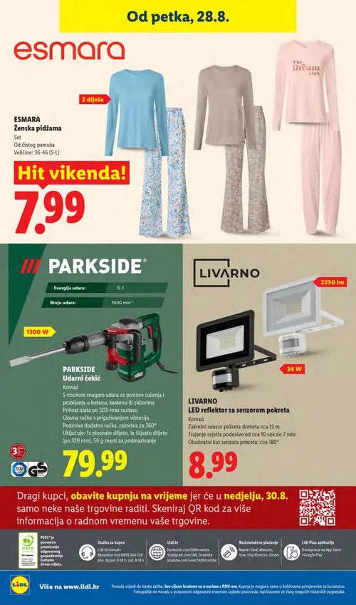 Lidl katalog — stranica 66 (vrijedi 24. 08. 2026.–30. 08. 2026.)