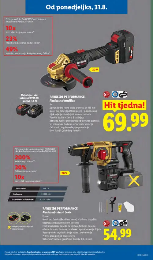 Lidl katalog — stranica 25 (vrijedi 31. 08. 2026.–06. 09. 2026.)