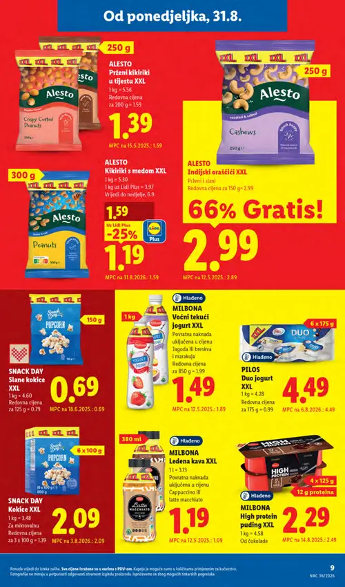 Lidl katalog — stranica 9 (vrijedi 31. 08. 2026.–06. 09. 2026.)