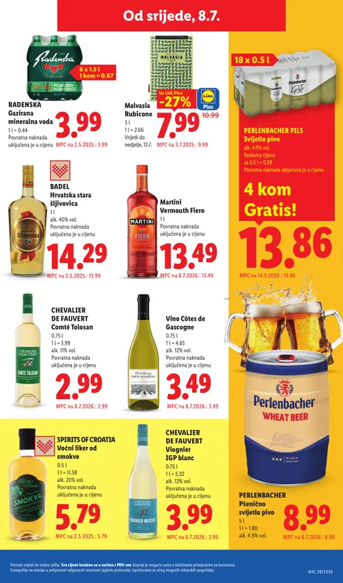 Lidl katalog — stranica 58: Malvasia Rubicone (vrijedi 06. 07. 2026.–12. 07. 2026.)