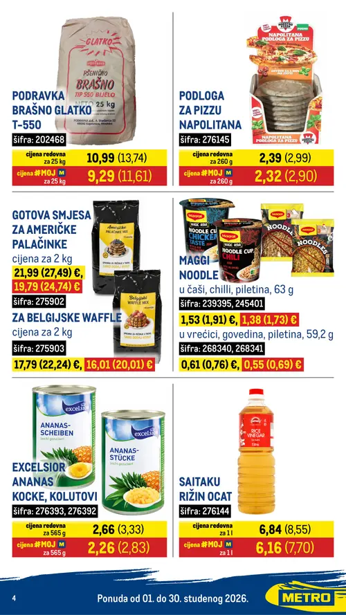 Metro katalog — stranica 4 (vrijedi 01.11.–30.11.2026.)