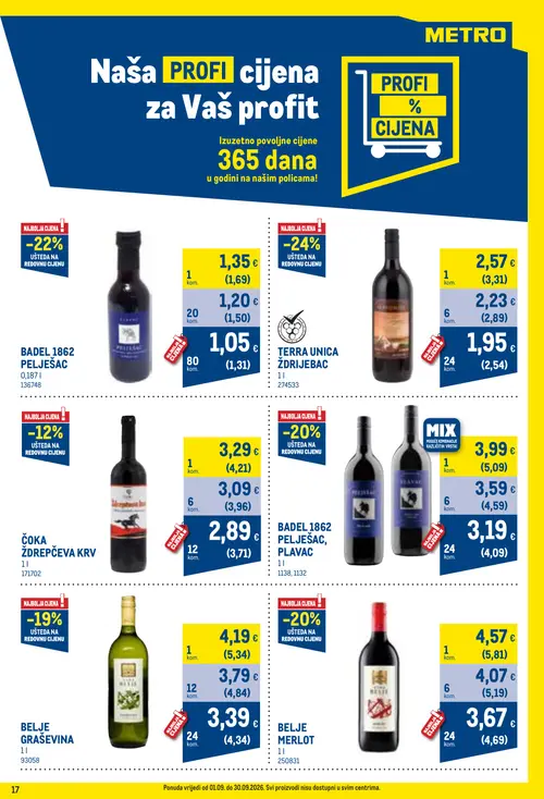 Metro katalog — stranica 17 (vrijedi 01. 09. 2026.–30. 09. 2026.)