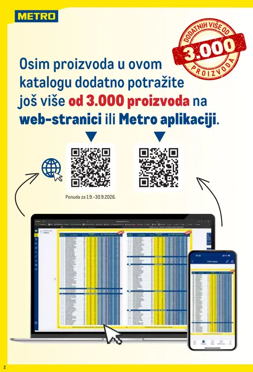 Metro katalog — stranica 2 (vrijedi 01. 09. 2026.–30. 09. 2026.)