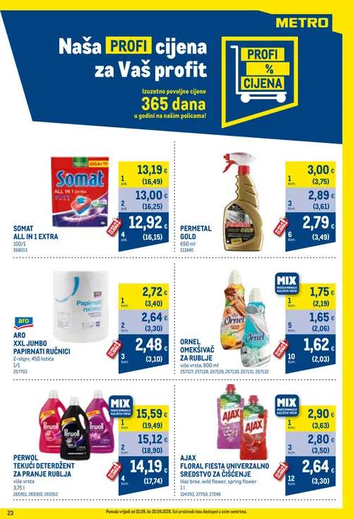 Metro katalog — stranica 23 (vrijedi 01. 09. 2026.–30. 09. 2026.)