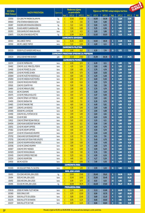 Metro katalog — stranica 37 (vrijedi 01. 09. 2026.–30. 09. 2026.)