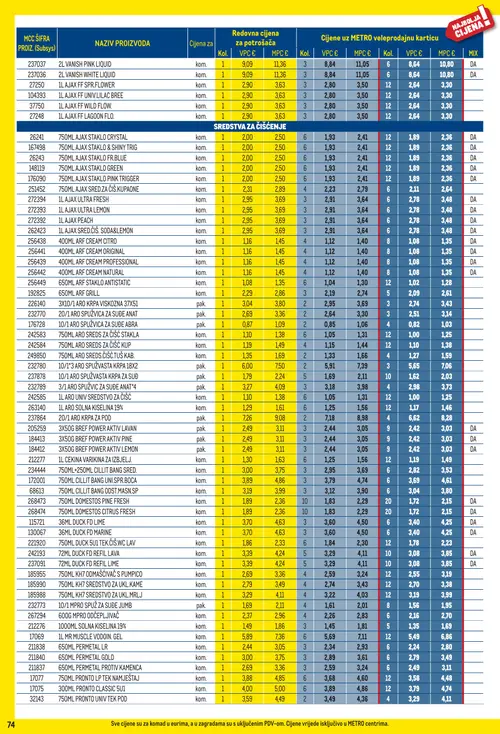 Metro katalog — stranica 74 (vrijedi 01. 09. 2026.–30. 09. 2026.)