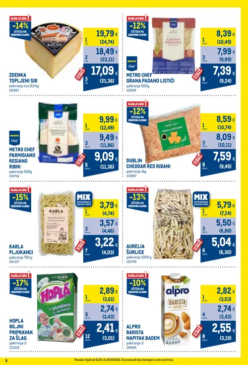 Metro katalog — stranica 9 (vrijedi 01. 09. 2026.–30. 09. 2026.)
